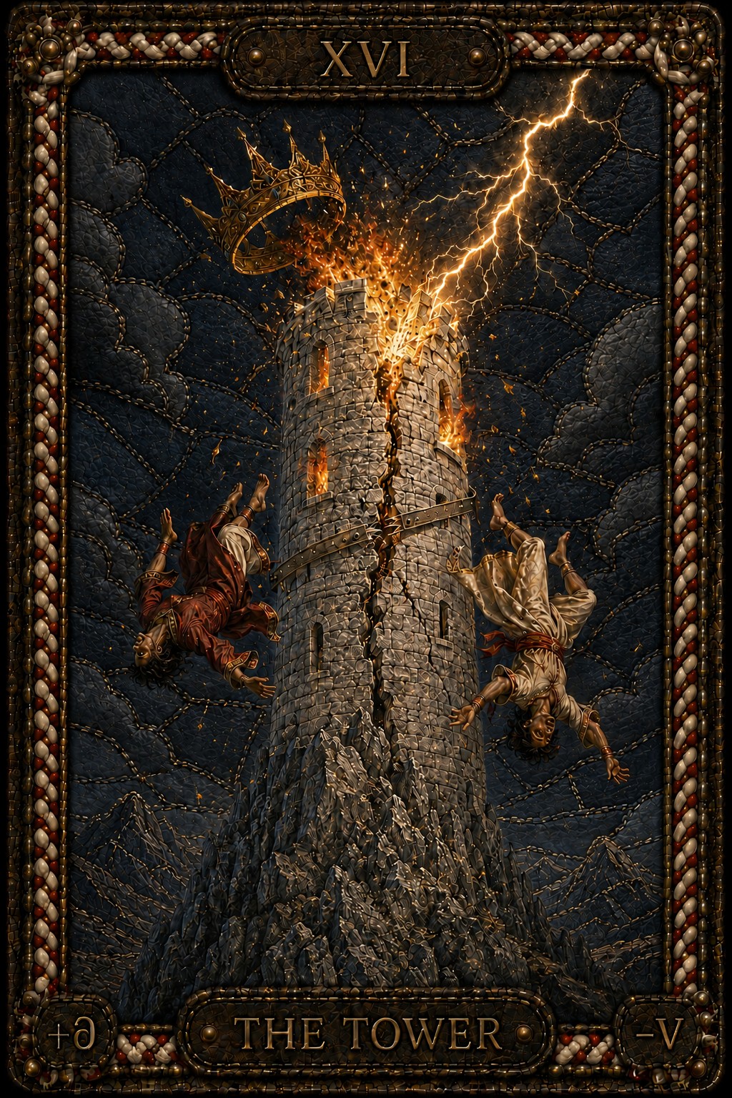 XVI La Tour — carte du Tarot correspondant à Mars
